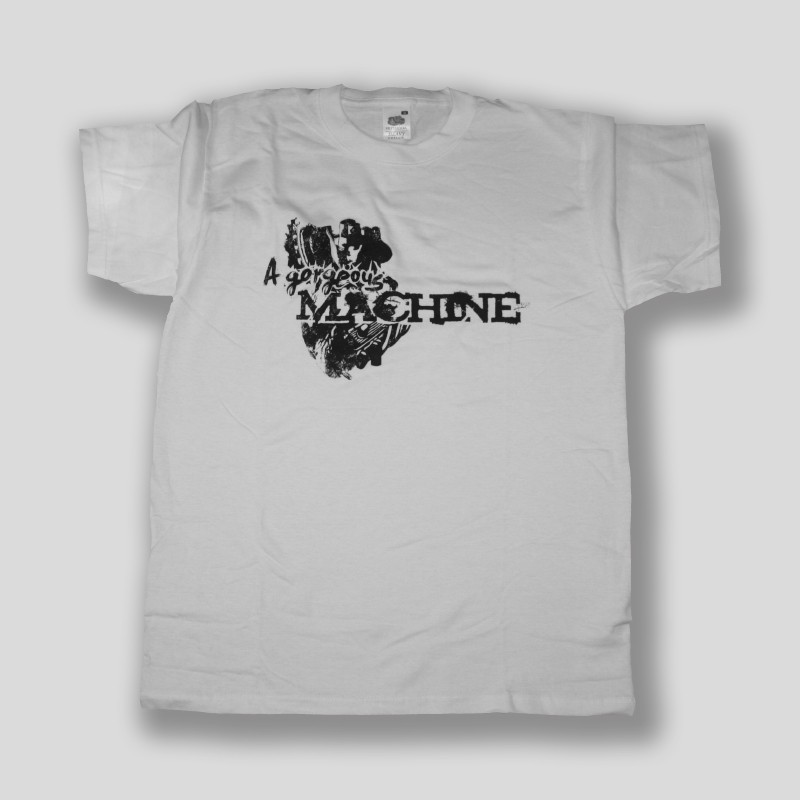 A gorgeous Machine - Logo Shirt weiß