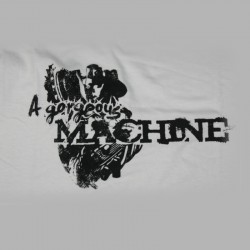 A gorgeous Machine - Logo Shirt weiß